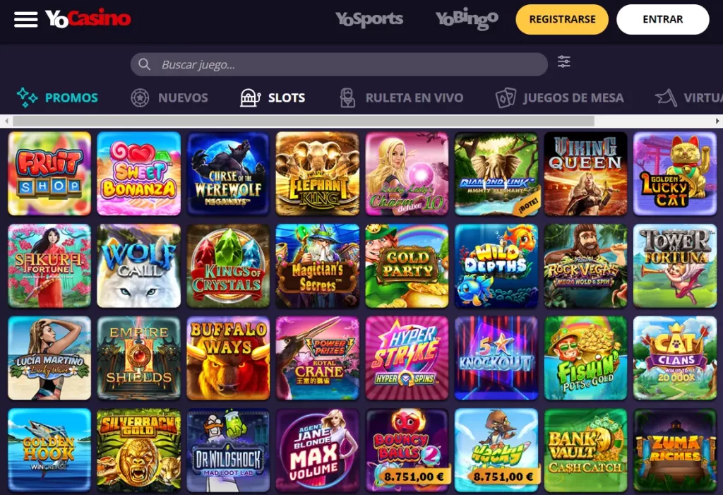 Juegos YoCasino